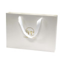 Coated Paper Bags With Foil Logo For Scarf